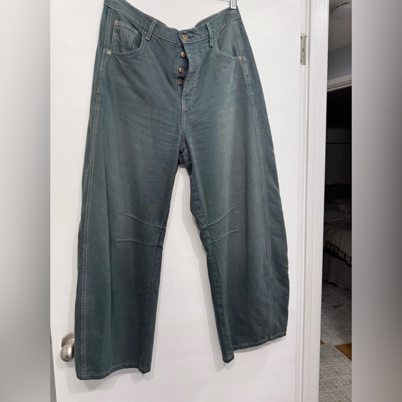 We the Free Good Luck mid-rise barrel leg jeans - Picture 4 of 7